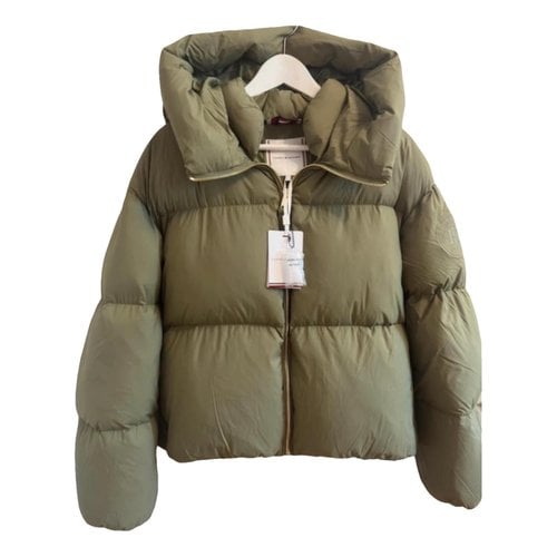 Pre-owned Tommy Hilfiger Puffer In Khaki