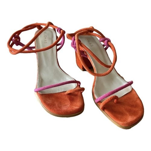 Pre-owned Alohas Sandal In Orange