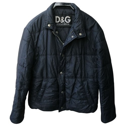 Pre-owned D&g Puffer In Black