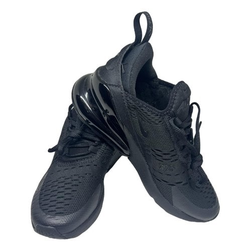 Pre-owned Nike Air Max 270 Cloth Trainers In Black