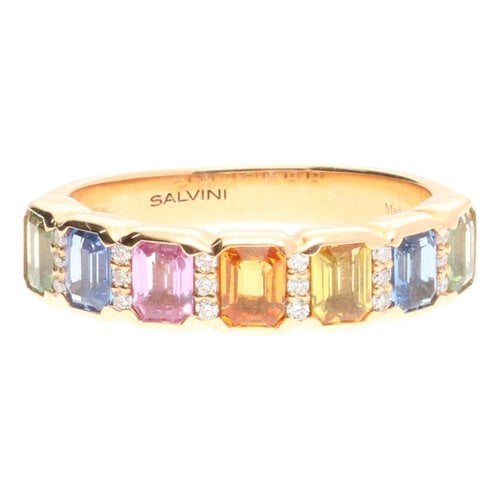 Pre-owned Salvini Pink Gold Ring