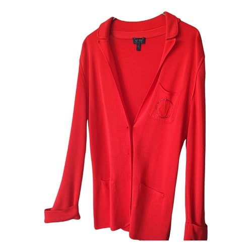 Pre-owned Armani Jeans Blazer In Red