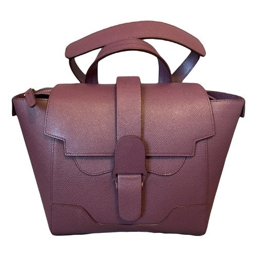 Pre-owned Senreve Leather Handbag In Purple