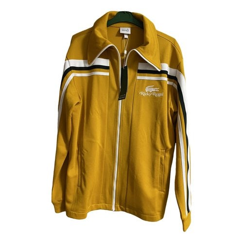 Pre-owned Lacoste Vest In Yellow