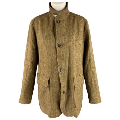 Pre-owned Loro Piana Linen Coat In Brown
