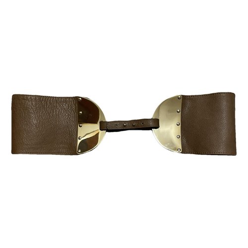 Pre-owned Marc Cain Belt In Brown