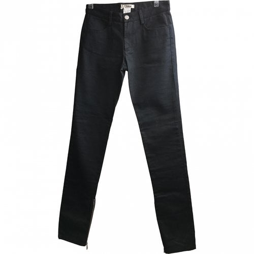Pre-owned Chloé Slim Pants In Black
