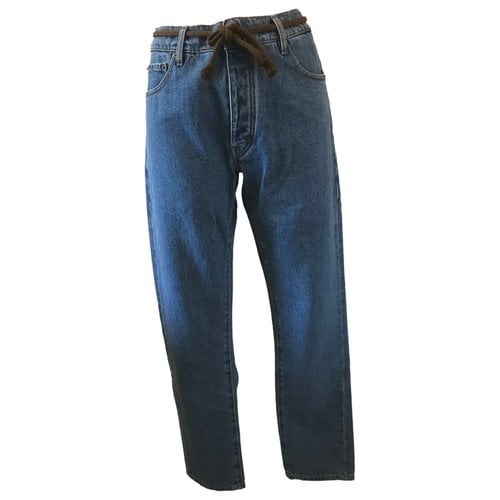 Pre-owned Nanushka Slim Jeans In Blue