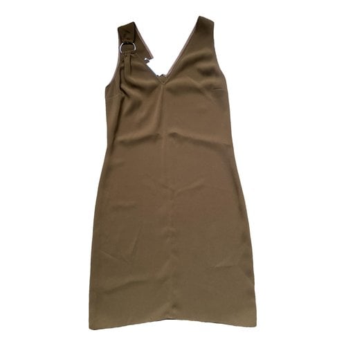 Pre-owned Paco Rabanne Mid-length Dress In Camel