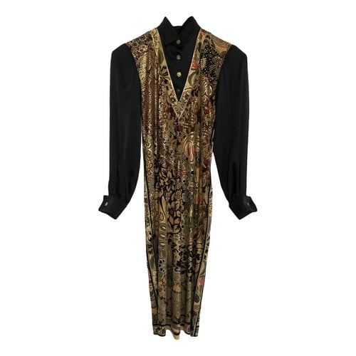 Pre-owned Leonard Silk Mid-length Dress In Other