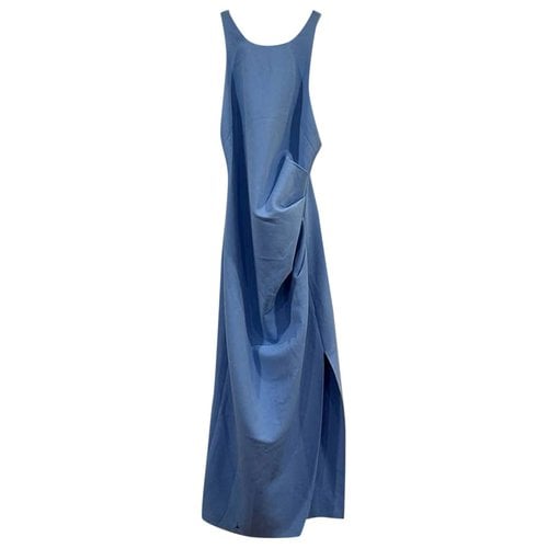 Pre-owned Misha Collection Maxi Dress In Blue