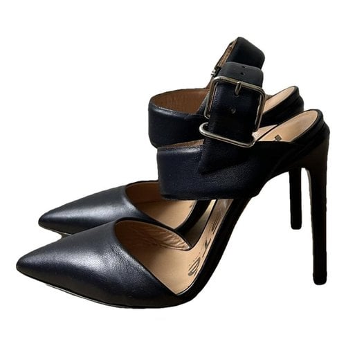 Pre-owned Kallisté Leather Heels In Black