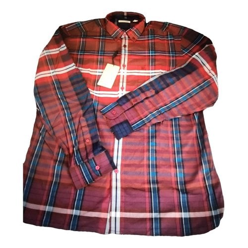 Pre-owned Burberry Shirt In Burgundy