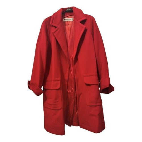 Pre-owned Saint Laurent Coat In Red