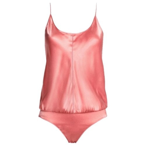 Pre-owned Alexander Wang T Silk Jumpsuit In Pink