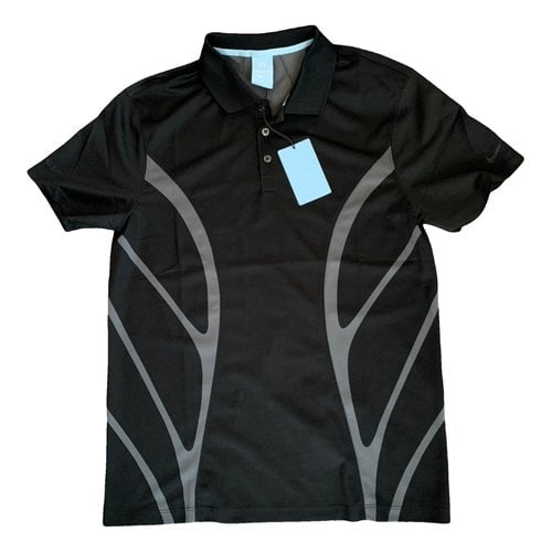 Pre-owned Nike Polo Shirt In Black