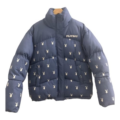 Pre-owned Playboy Puffer In Blue