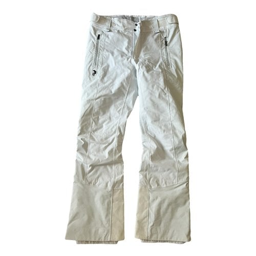 Pre-owned Peak Performance Trousers In White