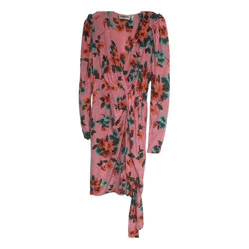Pre-owned Essentiel Antwerp Silk Mid-length Dress In Multicolour