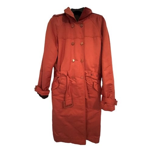 Pre-owned Fay Trench Coat In Pink