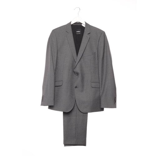 Pre-owned Strellson Wool Suit In Grey