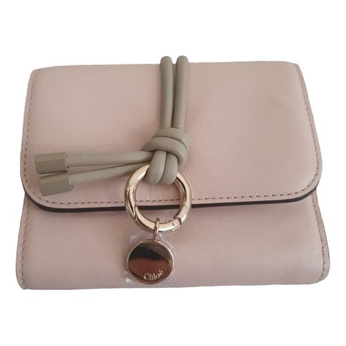 Pre-owned Chloé Leather Wallet In Pink