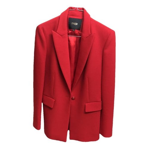 Pre-owned Maje Fall Winter 2020 Blazer In Red