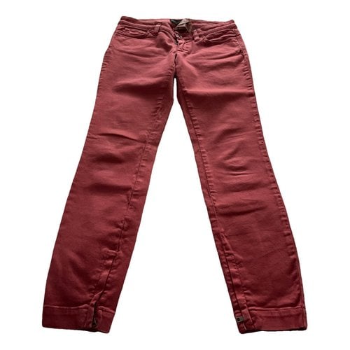 Pre-owned Dolce & Gabbana Slim Jeans In Pink