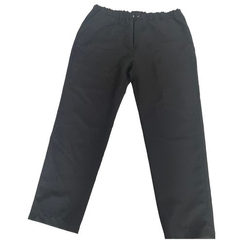 Pre-owned Oamc Trousers In Black