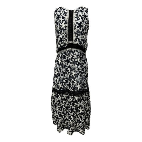 Pre-owned Self-portrait Lace Mid-length Dress In Multicolour