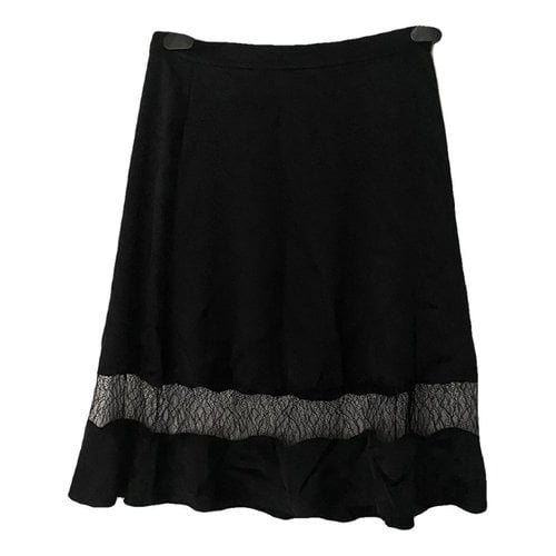 Pre-owned Alexander Wang Silk Mid-length Skirt In Black