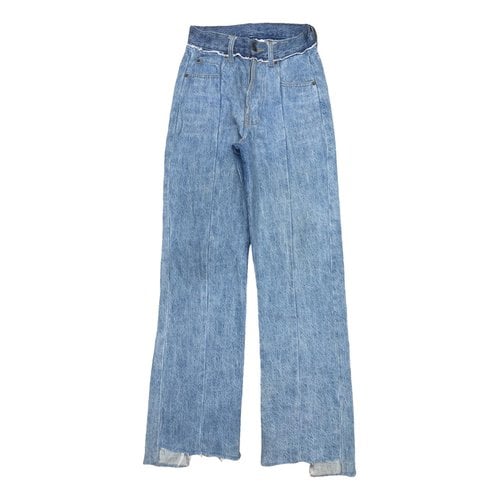 Pre-owned Maison Margiela Bootcut Jeans In Blue