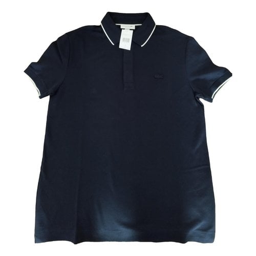 Pre-owned Lacoste Polo Shirt In Navy