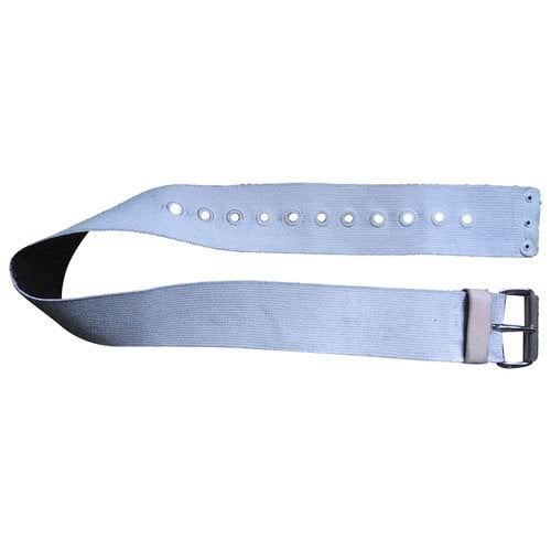 Pre-owned Maison Margiela Cloth Belt In White