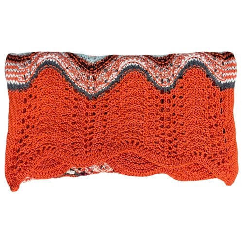Pre-owned Missoni Wool Scarf In Orange