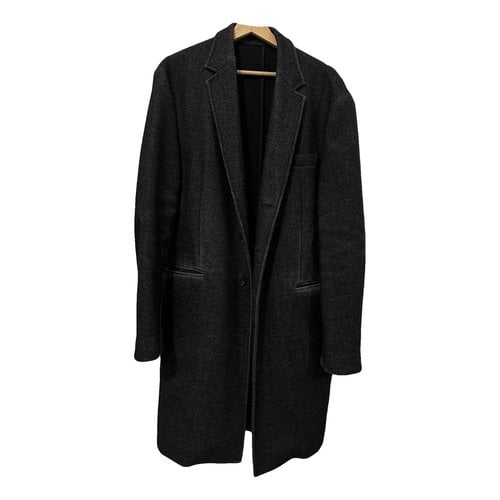 Pre-owned Dsquared2 Wool Coat In Grey