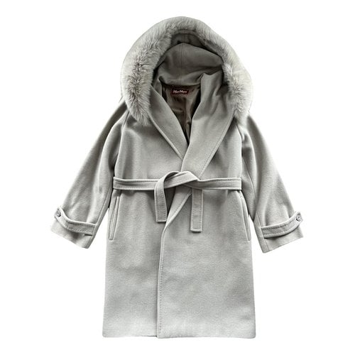 Pre-owned Max Mara Wool Coat In Grey