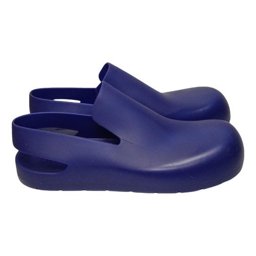 Pre-owned Bottega Veneta Sandal In Blue