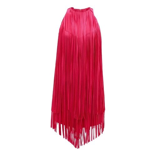 Pre-owned Alexandre Vauthier Mini Dress In Pink