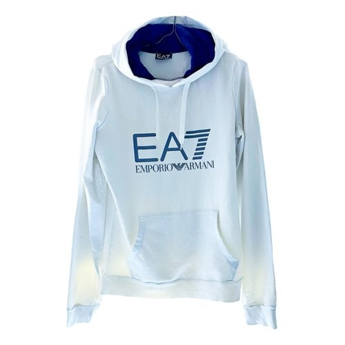 Pre-owned Emporio Armani Sweatshirt In White