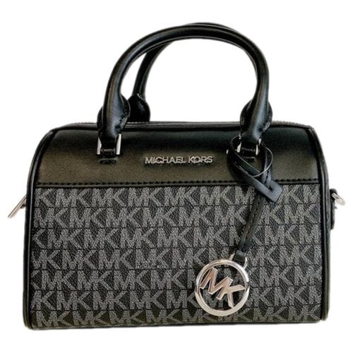 Pre-owned Michael Kors Exotic Leathers Handbag In Black