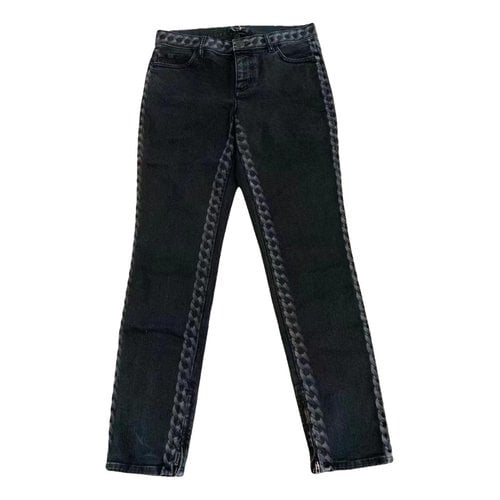 Pre-owned Chanel Jeans In Black