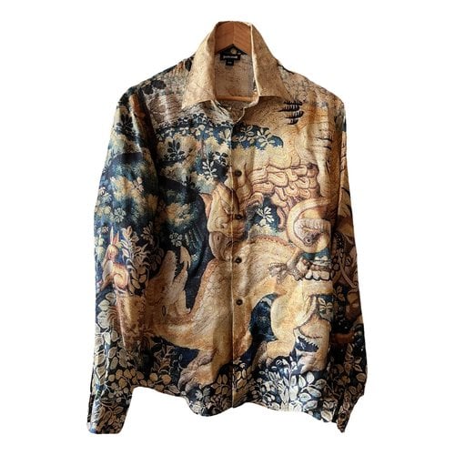 Pre-owned Just Cavalli Shirt In Gold