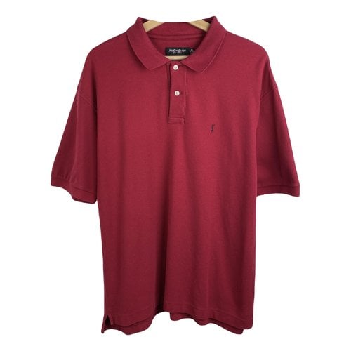 Pre-owned Saint Laurent Polo Shirt In Red