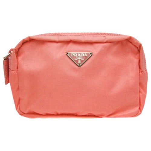 Pre-owned Prada Tessuto Cloth Mini Bag In Pink