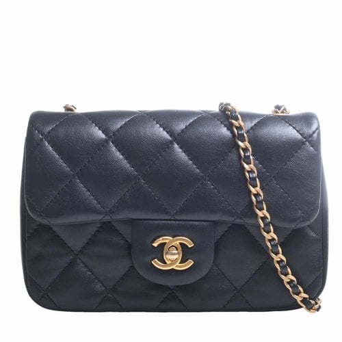 Pre-owned Chanel Leather Satchel In Black
