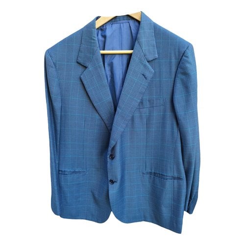 Pre-owned Brioni Wool Vest In Blue