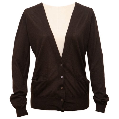 Pre-owned Marni Cashmere Cardigan In Brown