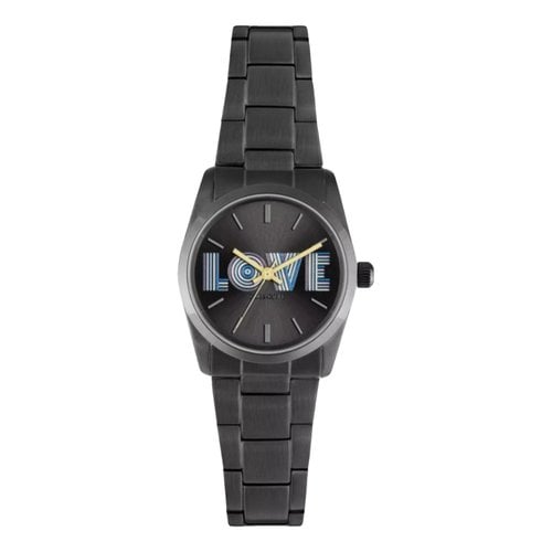 Pre-owned Zadig & Voltaire Papillon Watch In Black