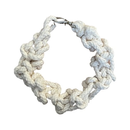 Pre-owned Alienina Necklace In White